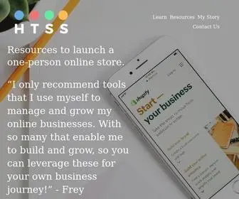 Howtostartsmall.com(How To Start Small) Screenshot