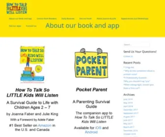 Howtotalksolittlekidswilllisten.com(How to Talk So Little Kids Will Listen) Screenshot