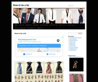 Howtotieatie.org.uk(How to tie a tie) Screenshot