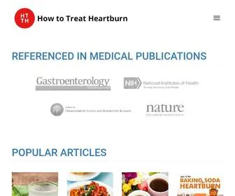 Howtotreatheartburn.com(How to Treat Heartburn) Screenshot