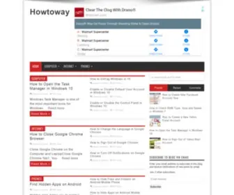 Howtoway.com(Howtoway-How to know anything as you want) Screenshot