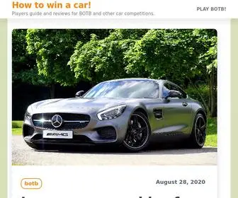 Howtowinacar.com(How to win a car) Screenshot