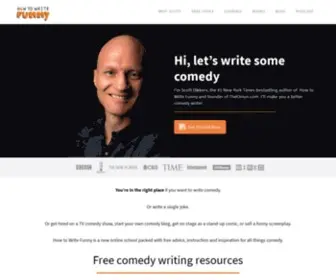 Howtowritefunny.com(How to Write Funny) Screenshot