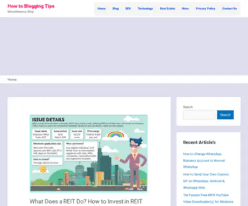 Howtoyoublog.com(Miscellaneous Blog) Screenshot