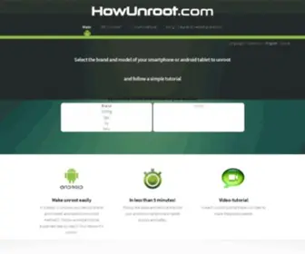 Howunroot.com(How make unroot in all android devices) Screenshot