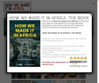 Howwemadeitinafrica.com(African Business Growth Stories) Screenshot