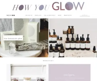 Howyouglow.com(HOW YOU GLOW) Screenshot