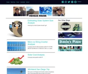 Hoxsiehouse.com(Hoxsie House Blog) Screenshot