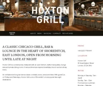 Hoxtongrill.com(Hoxton Grill) Screenshot