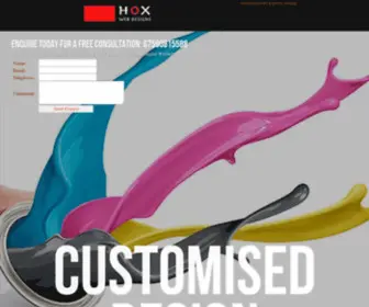Hoxwebdesigns.co.uk(Hox Web Designs) Screenshot