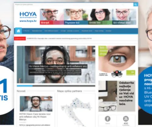 Hoya.hr(HOYA naočalne leće) Screenshot
