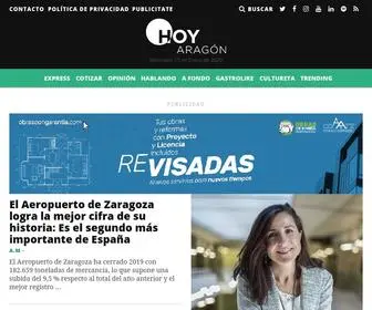 Hoyaragon.es(Noticias de Aragón) Screenshot