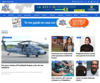 Hoydiariodelmagdalena.com.co(Periódico de santa marta) Screenshot