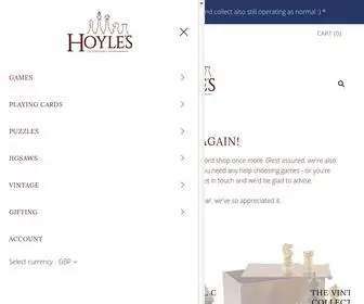 Hoylesoxford.com(Hoyle's of Oxford) Screenshot