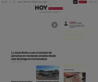 Hoypuebladelacalzada.es(HOY Puebla de la Calzada) Screenshot