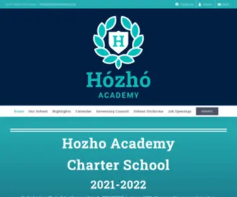 Hozhoacademy.org(Hózhó Academy) Screenshot