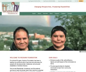 Hozhoni.com(Hozhoni Foundation) Screenshot