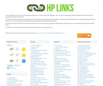 HP-Links.com(Homepage Startpagina) Screenshot