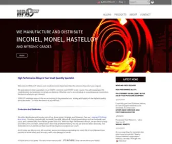 Hpalloy.com(Hpalloy) Screenshot