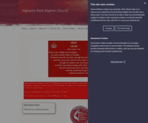 HPBC.co.uk(Highams Park Baptist Church (HPBC)) Screenshot