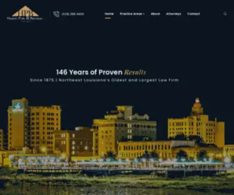 HPblaw.com(Hudson, Potts, Bernstein, L.L.P) Screenshot