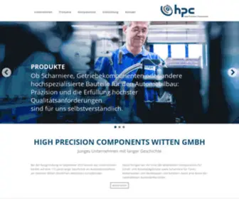 HPC-Automotive.de(High Precision Components Witten GmbH) Screenshot