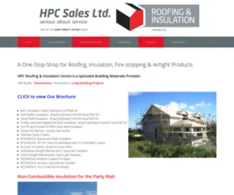 HPC-Ric.ie(HPC Sales Roofing & Insulation) Screenshot