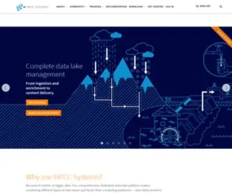 HPCCSYstems.com(HPCC Systems) Screenshot