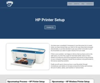 Hpcomsetup.us(Hp.com/setup) Screenshot