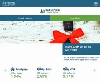 Hpcu.us(Harbor Pointe Credit Union) Screenshot