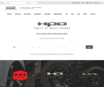 HPDwheels.com(Custom Wheels) Screenshot