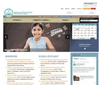 Hpedsb.on.ca(Possibilities, Today and Tomorrow) Screenshot