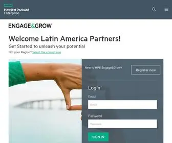 Hpeengageandgrowlac.com(HPE Engage&grow LAMERICA) Screenshot