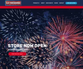 Hpfireworks.com(1/2 Price Fireworks) Screenshot