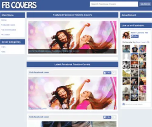 Hpfun.com(New facebook covers) Screenshot