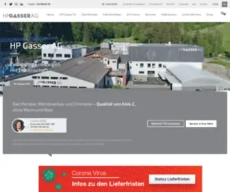 Hpgasser.ch(Ihr Partner für Dachfenster) Screenshot