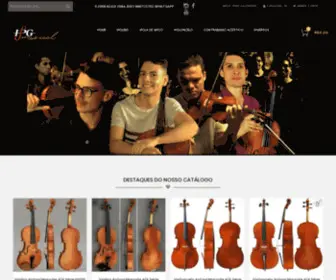 HPgmusical.com(Loja de instrumentos musicais HPG Comercio de Instrumentos Musicais) Screenshot