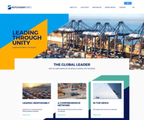 HPH.com(Hutchison Port Holdings) Screenshot