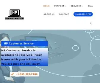 Hphelpdesksupport.com(HP Customer service) Screenshot