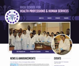 HPHSNYC.org(High School For Health Professions & Human Services) Screenshot