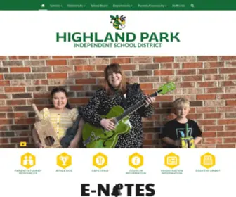 Hpisd.net(Highland Park ISD) Screenshot