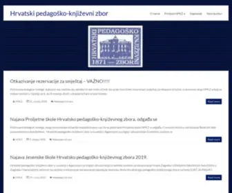 HPKZ-Napredak.hr(Hrvatski pedagoško) Screenshot