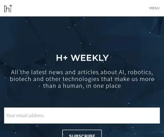 Hplusweekly.com(Humanity Redefined) Screenshot