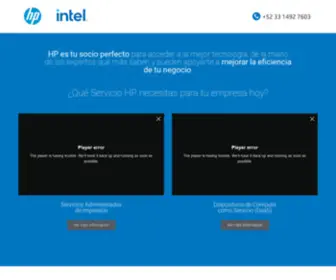 Hpmanagedservices.com(HP Inc) Screenshot