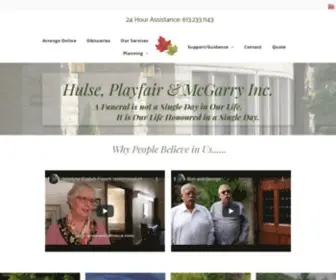 HPMcgarry.ca(Hulse, Playfair & McGarry Inc) Screenshot