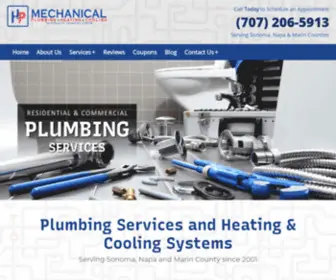 Hpmech.com(Plumbing/Gas Services) Screenshot