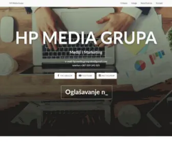 Hpmediagrupa.com(HP Media Grupa) Screenshot