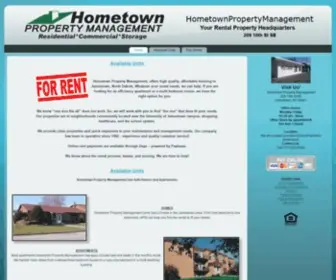 HPMND.com(Hometown Property Management) Screenshot