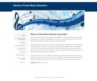 Hpmusicboosters.com(Harbour Pointe Music Boosters) Screenshot