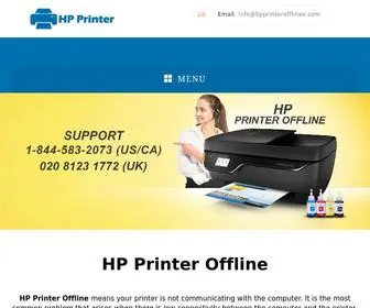HPprinterofflinee.com(HP Printer Offline) Screenshot